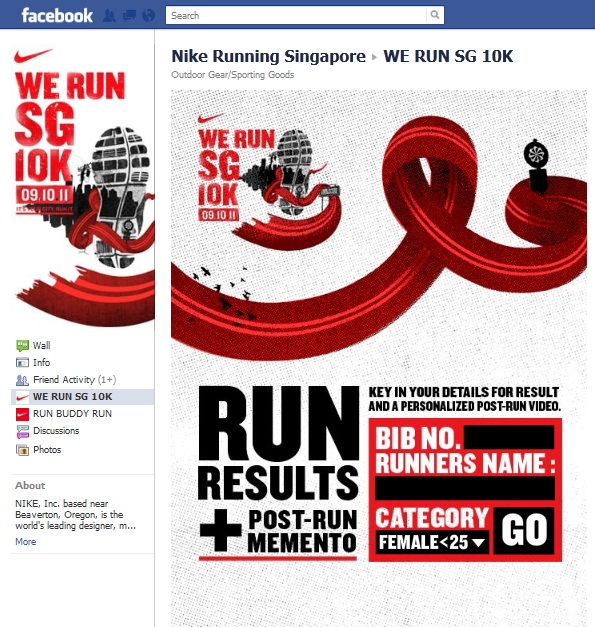 Nike We Run SG Results 2011