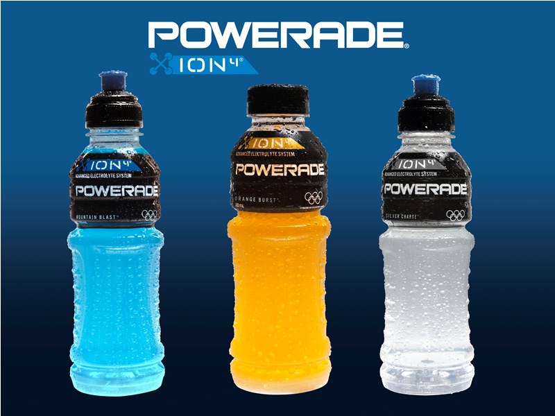 Powerade ion4 Bottles