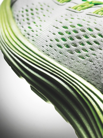 Nike LunarGlide+ 4 White-Volt Lunarlon Sole