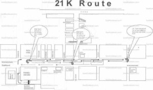 DZMM Takbo para sa Karunungan 2013 21K Map