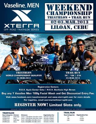 Vaseline Men Xterra Off Road Triathlon 2013