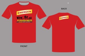 Energen Family Run 2013 Finisher's Shirt