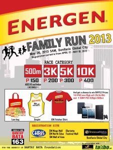 Energen Fun Run 2013 Poster R2
