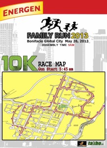 Energen Run 2013 10K Race Map