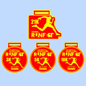 Runfest 2012 Medal Set