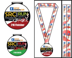 SRC Run 3 medals for 21k and 10k