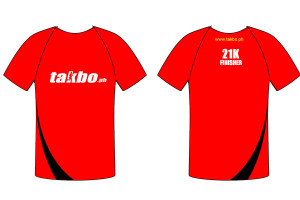 Takbo Runfest 2013 Shirt Design - Red