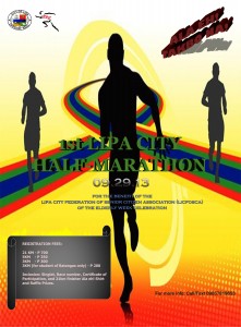 1st lipa half marathon