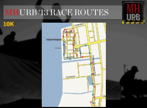 MH Urbanathlon 10K Map