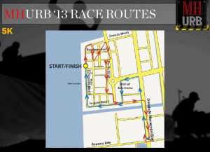 MH Urbanathlon 5K Map