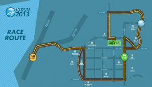hp run 2013 race map