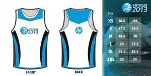 hp run 2013 singlet design and size chart