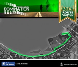 Sante Barley 21K Route Map