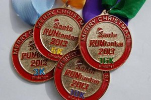 Santa Runtantan 2013 Medal