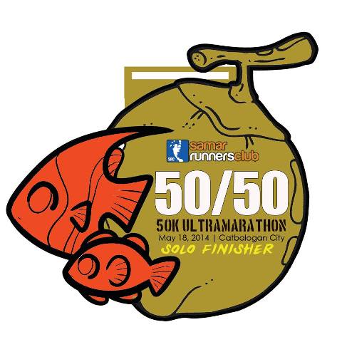 50/50 Ultramarathon 2014 Medal