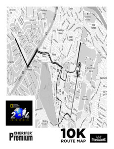 Natgeo Earth Day Run 2014 10K Map
