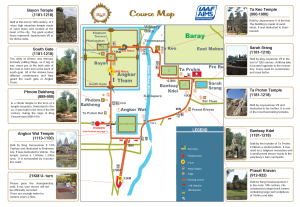 Angkor Wat International Half Marathon Race Map