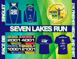 Seven Lakes Run 2014 Kit