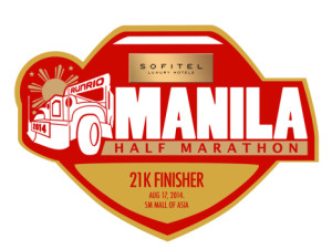 SOFITEL MANILA HALF MARATHON 2014 Medal