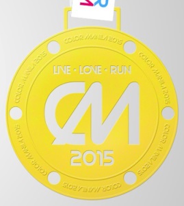 Color Manila Run 2015 Medal