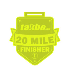 Takbo.ph 20 Miler 2015 Medal