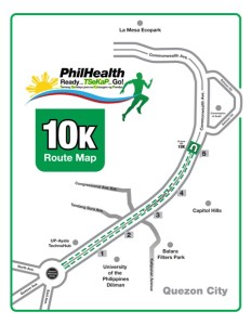 Philhealth Run 10K Route Map