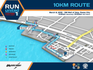 Run United 1 2015 Map 10K