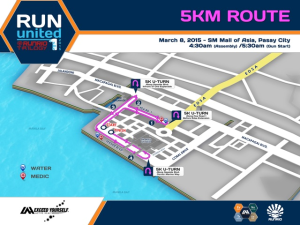 Run United 1 2015 Map 5K