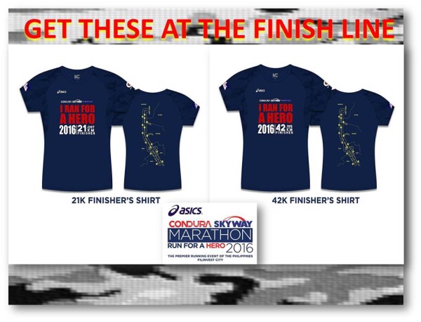 Condura Skyway Marathon 2016 Finisher Shirt