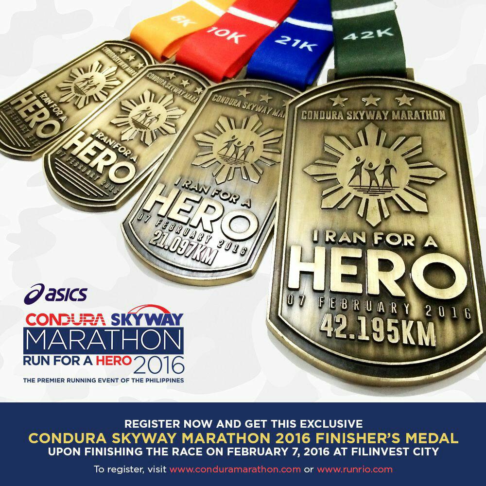 Condura Skyway Marathon 2016 Medal