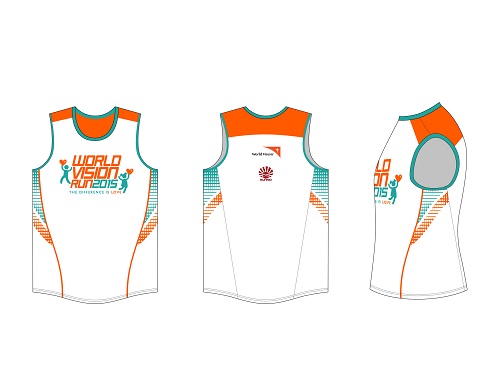 World Vision Run 2015 Singlet