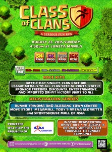 Class of Clans Fun Run 2015