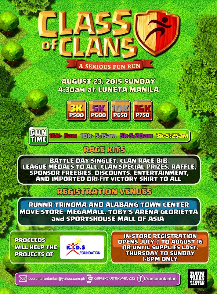 Class of Clans Fun Run 2015