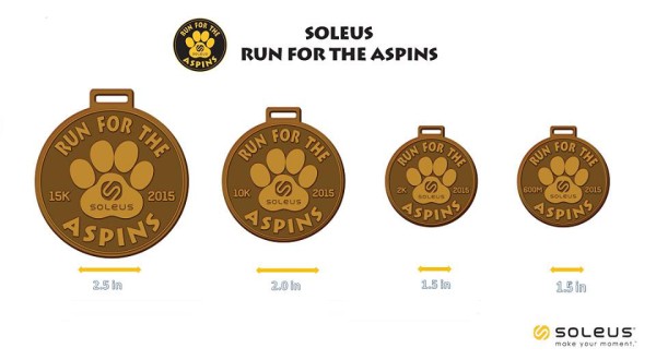 Soleus Run for the Aspins 2015 Medal
