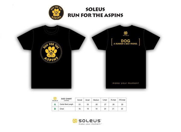 Soleus Run for the Aspins 2015 Shirt