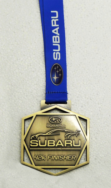 Subaru Marathon 2015 Medal