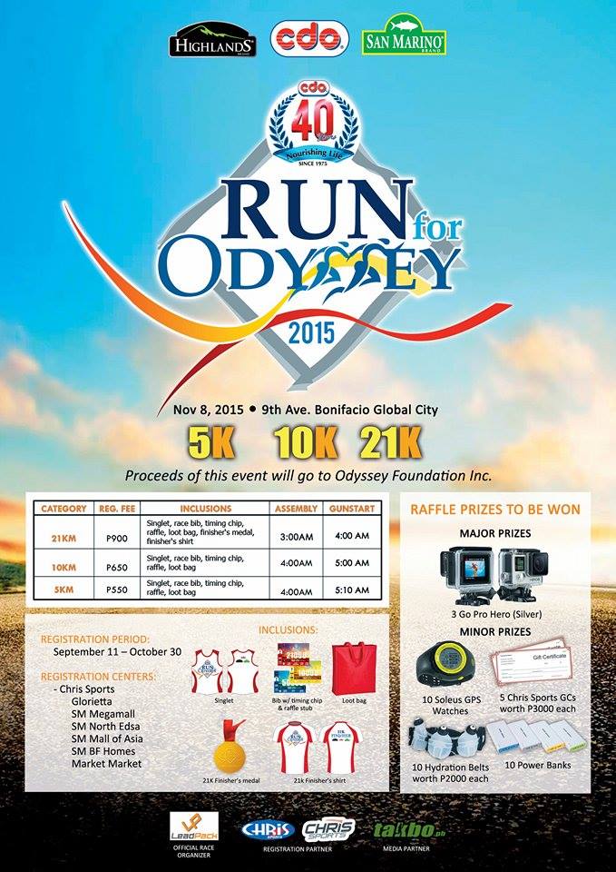 CDO @ 40 Run for Odyssey 2015