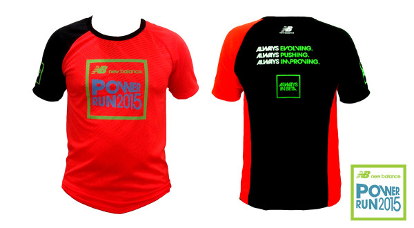 New Balance Power Run 2015 Race Shirt