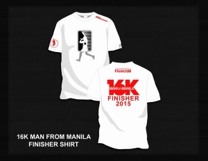 Remembering FrancisM 2015 Finisher Shirt 16K