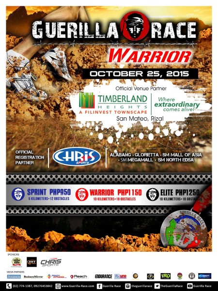 Guerilla Warrior Race 2015 Poster