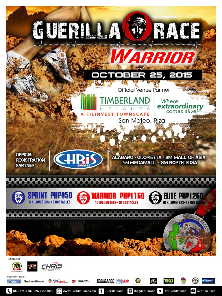 Guerilla Warrior Race 2015 Poster