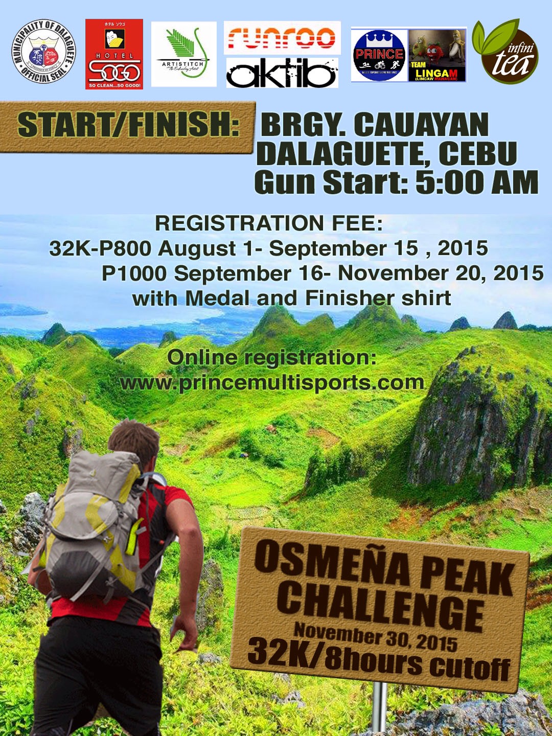 1st Osmena Peak Challenge 2015 Poster