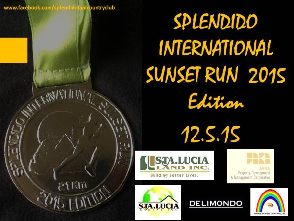 Splendido International Sunset Run 2015Medal