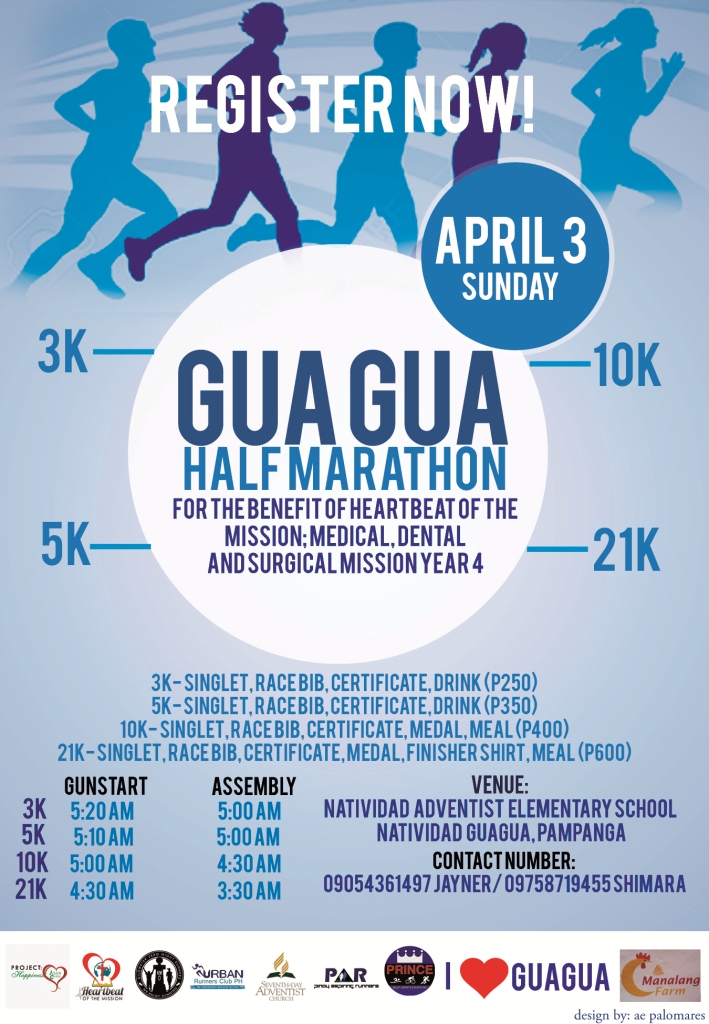 Guagua Half Marathon 2016 Poster