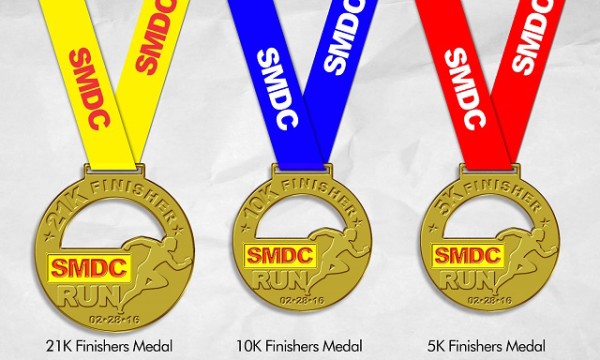 SMDC RUN 2016 Medals