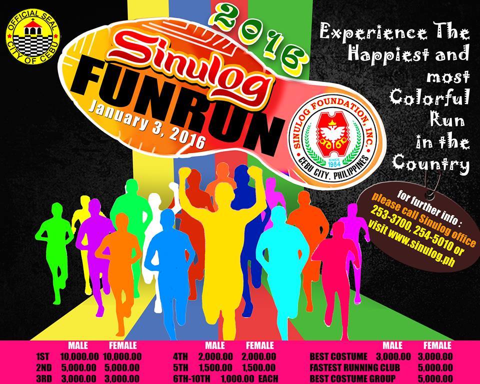 Sinulog Fun Run 2016 Poster