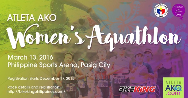 Atleta Ako Women's Aquathlon 2016 Poster