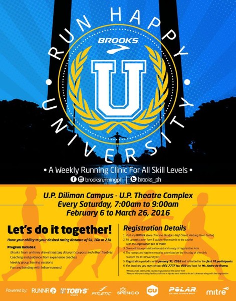 Brooks Run Happy University 2016
