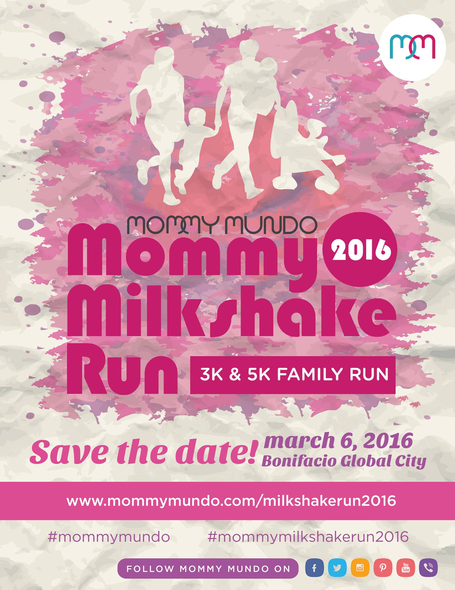 Mommy Milkshake Run 2016 Poster