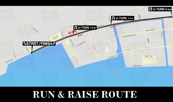 Run and Raise 2016 Map
